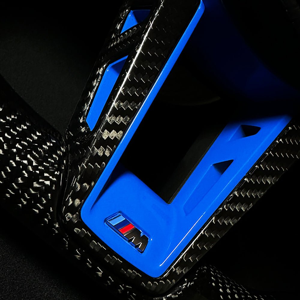 G - Reihe Blau Lenkrad Carbon inkl. Airbag passend für BMW - BFAN - BEFASTANDNOBLE