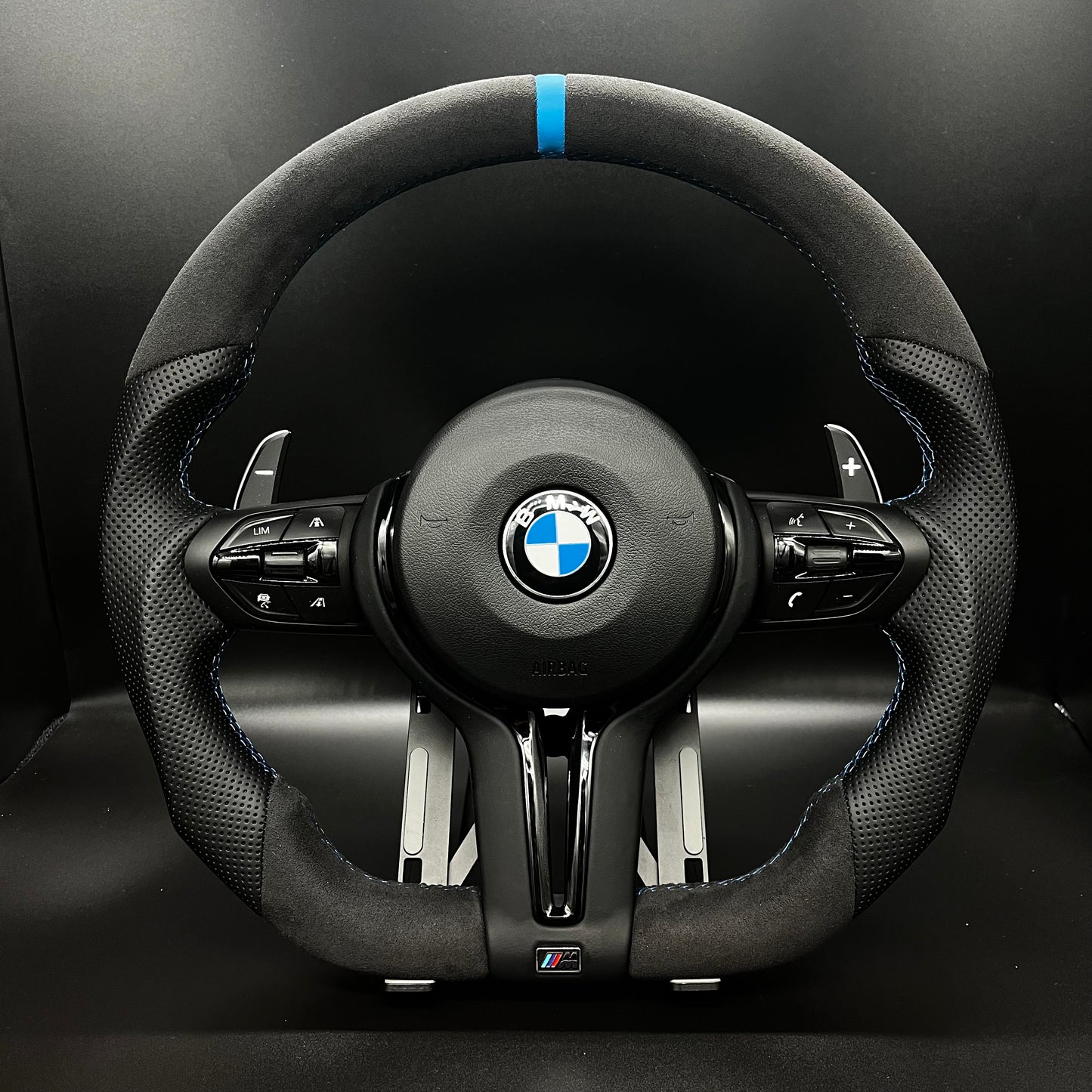 BMW M Lenkrad Abgeflacht Leder / Alcantara inkl. Airbag