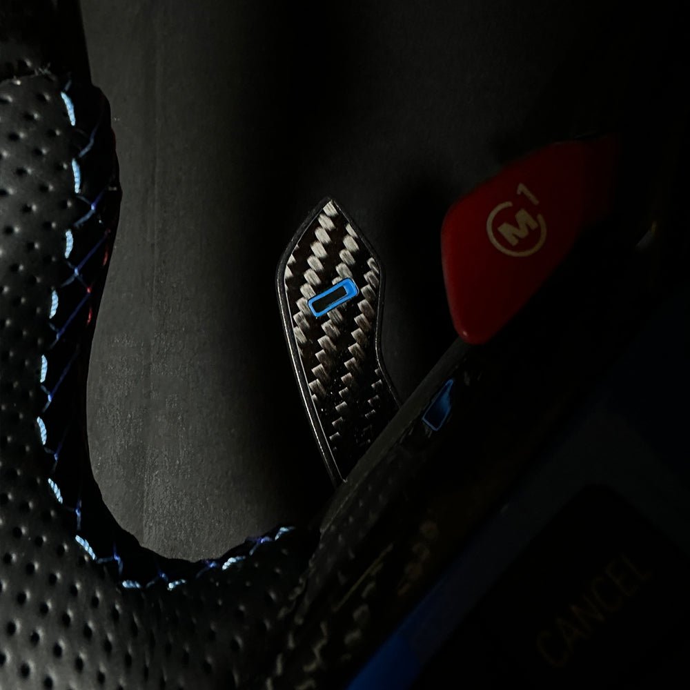 G - Reihe Blau Lenkrad Carbon inkl. Airbag passend für BMW - BFAN - BEFASTANDNOBLE