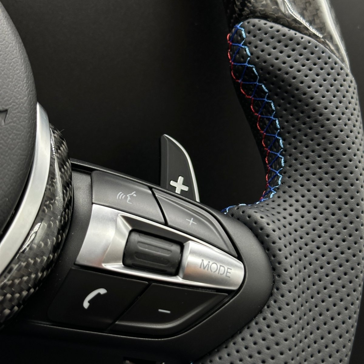 M Lenkrad Carbon Leder inkl. Airbag passend für BMW - BlackForest Autos